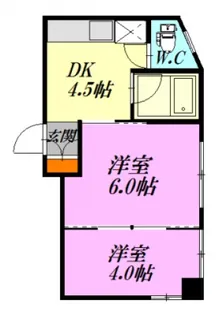 広島県広島市中区西平塚町【マンション】の間取り