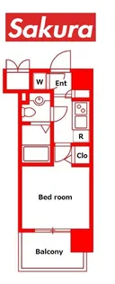 ヴェルステージ川崎【6階】の間取り