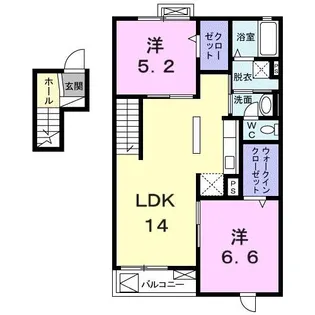セントラルヒルズ【4階】の間取り