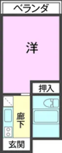 コスモスなはcity(TR)【8階】の間取り