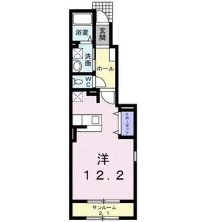 エレガンシアI【1階】の間取り