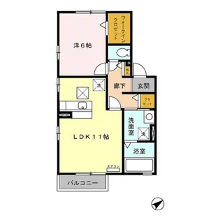 リビングタウン那須塩原 C【1階】の間取り
