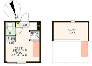 ヴェローナ平井【2階】の間取り