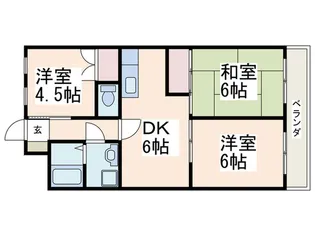 第3サンライズマンション【2階】の間取り