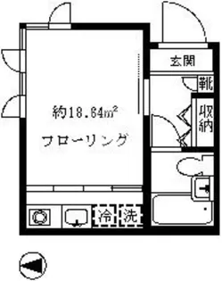 東京都新宿区上落合2【マンション】の間取り