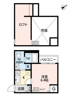 福岡県福岡市南区大橋3【アパート】の間取り