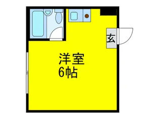 サクセス長居【4階】の間取り