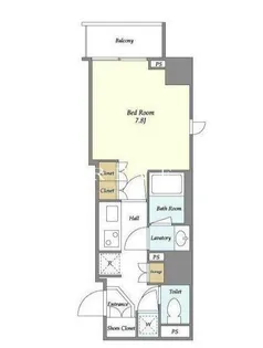 カーサスプレンディッド三田慶大前【5階】の間取り