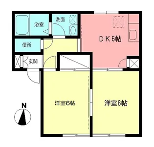 神奈川県大和市中央3【アパート】の間取り