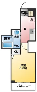 エステムコート名古屋泉プラチナムゲート【6階】の間取り