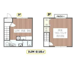 シャンブル江戸川VIIIの間取り