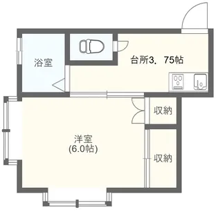 ベリーズ舘向【2階】の間取り