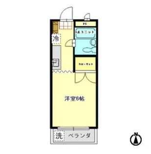 東京都稲城市東長沼【マンション】の間取り