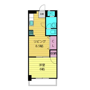 小松マンション【4階】の間取り