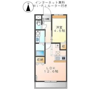 オーシャン・ステラ【1階】の間取り