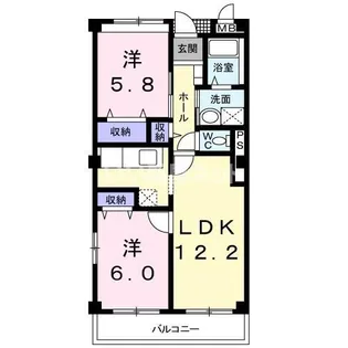 パークグレイス【3階】の間取り