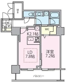 ロイヤルパークスタワー南千住【5階】の間取り