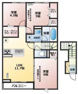グラース・K【2階】の間取り