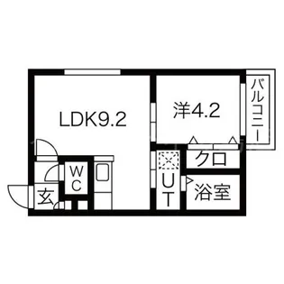 Peerson栄通12(ピアソン)【3階】の間取り