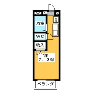 エステートピア アイ【1階】の間取り