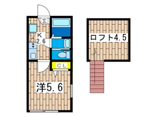 シンフォーティア【1階】の間取り