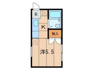 瀬村ハウス【2階】の間取り