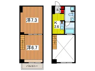 リブシス浦和の間取り