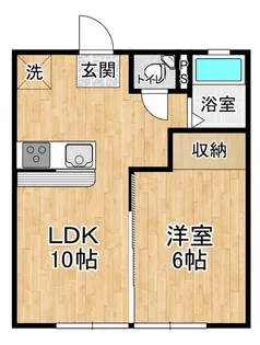 TOUCHI A/B【1階】の間取り