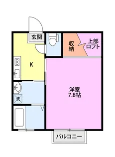ガーデン・ヴィラ【2階】の間取り