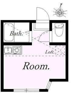 ユナイト屏風浦バジリカータ【1階】の間取り