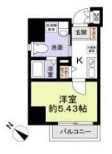 Zest横浜【3階】の間取り