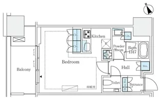麻布台ヒルズ レジデンスB【6階】の間取り