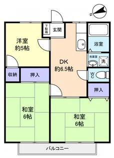 サンコーポ井野【2階】の間取り