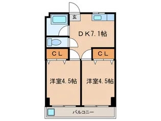 向陽ビル【3階】の間取り