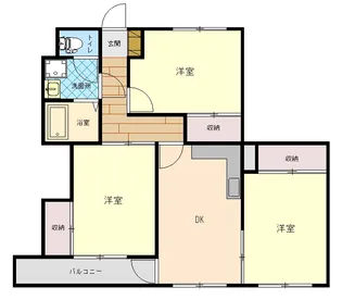 グレース・ステーション甲府【5階】の間取り
