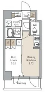 グランカーサ三ノ輪II【7階】の間取り