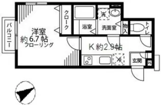 ベルヴェデーレ TK2【1階】の間取り