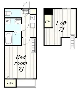 グリシーヌ西鶴間【1階】の間取り
