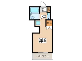 アム-ル白楽【2階】の間取り