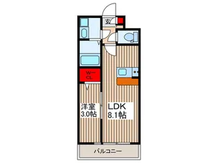 グランエスポワール東浦和【1階】の間取り