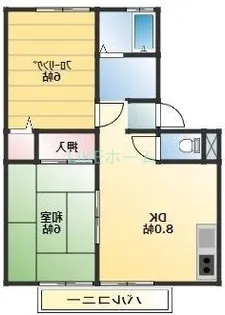 グラーツ西治【1階】の間取り