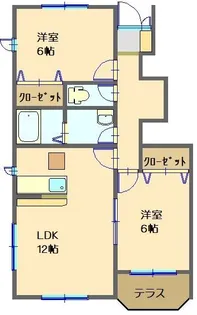 サンパティック・M A【1階】の間取り