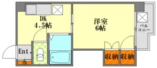 福永ビル(堺町)【6階】の間取り
