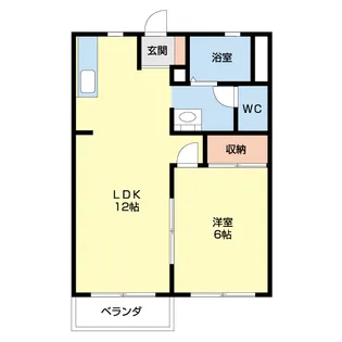サニーヒルズ清水【2階】の間取り