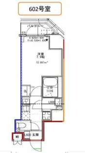 S-residence文京小石川【6階】の間取り