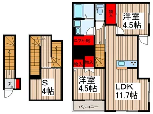 シャトール【2階】の間取り