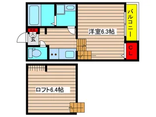 LaSperanza神宮西【1階】の間取り