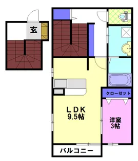 レフィーナ レステ【2階】の間取り