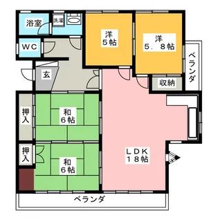 ビラ デ シーマ【3階】の間取り