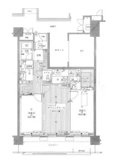 アクアフォレスタ・ルネ稲毛フォレスタ棟【12階】の間取り